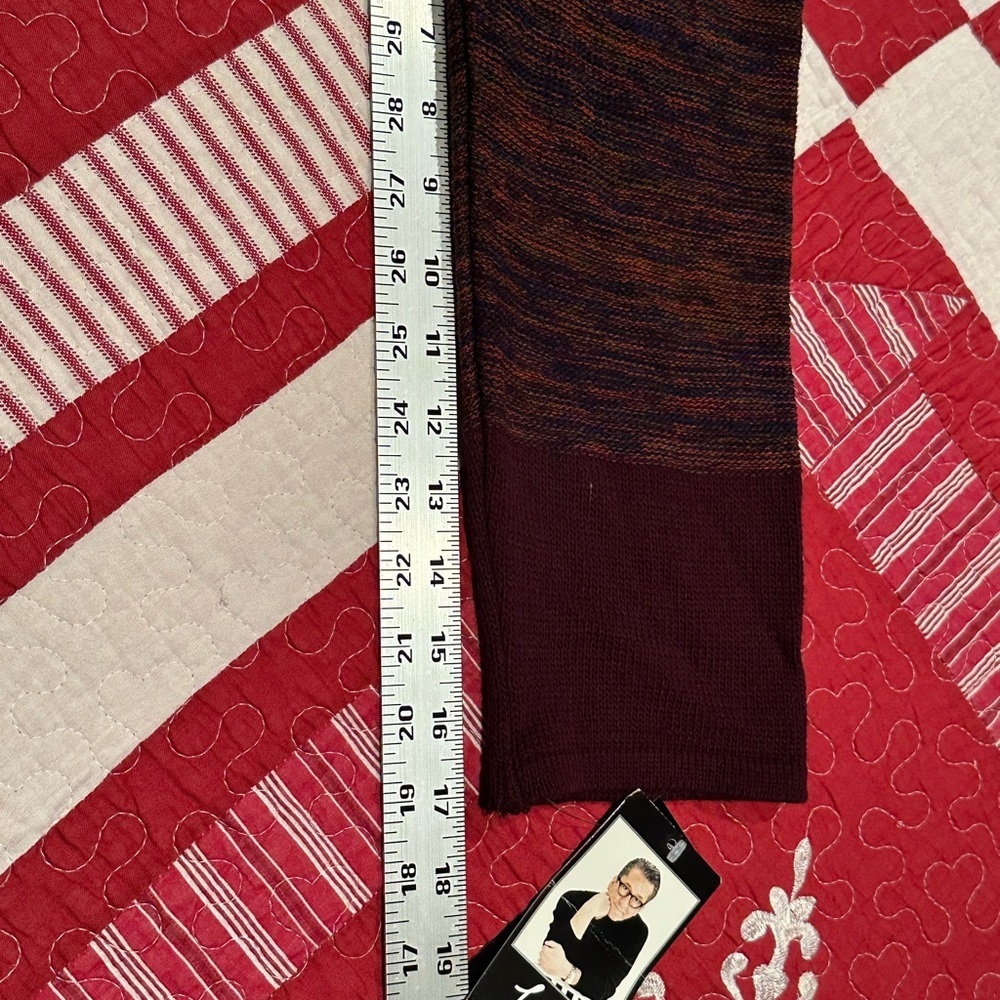 Nina Leonard Multicolor Long Sleeve Dress - Picture 11 of 12